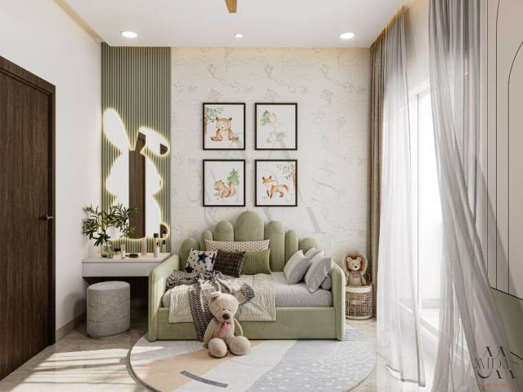 Kids' Room — A Quiet Luxury, interior design by MIDAS House of Design, Bangalore
