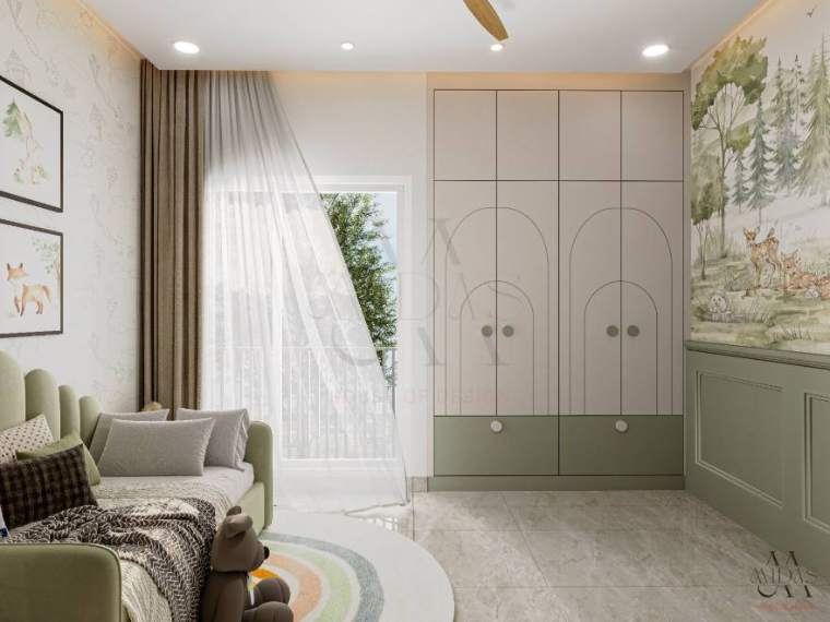Kids' Room — A Quiet Luxury, interior design by MIDAS House of Design, Bangalore