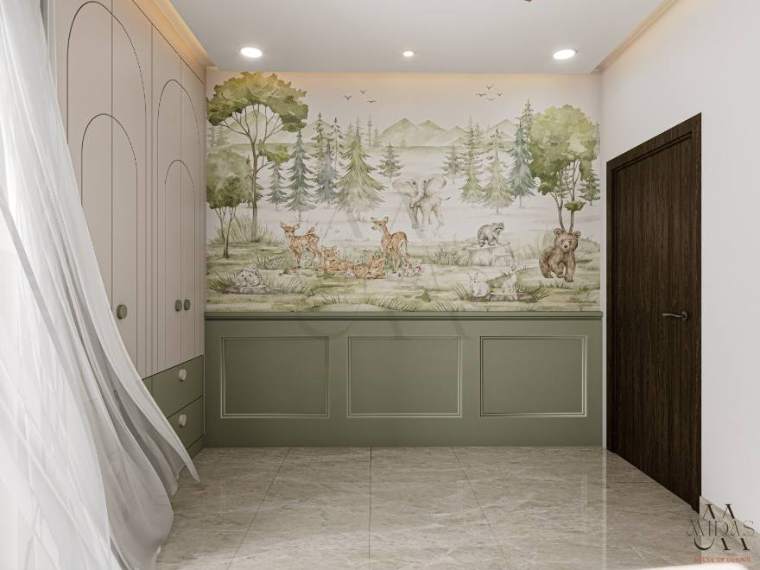 Kids' Room — A Quiet Luxury, interior design by MIDAS House of Design, Bangalore