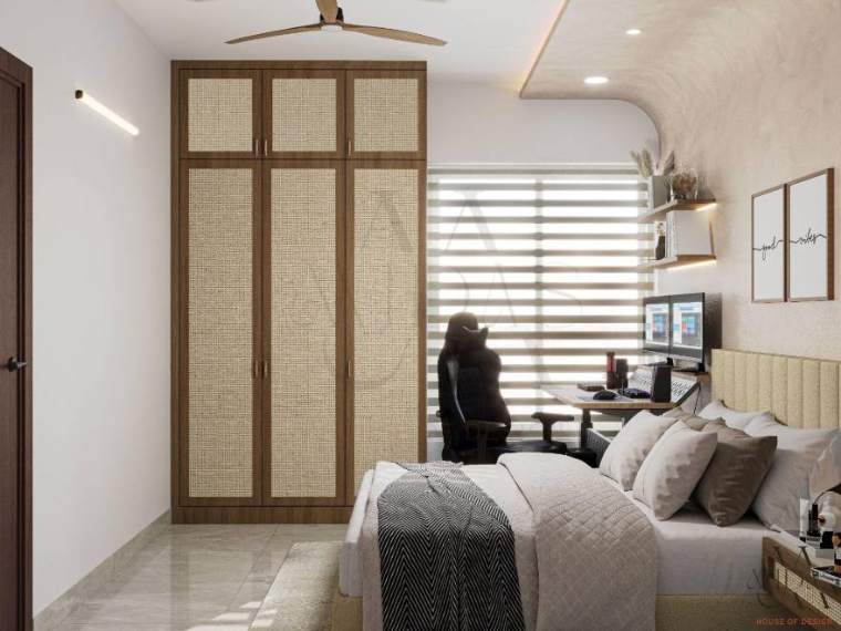 Study — A Quiet Luxury, interior design by MIDAS House of Design, Bangalore