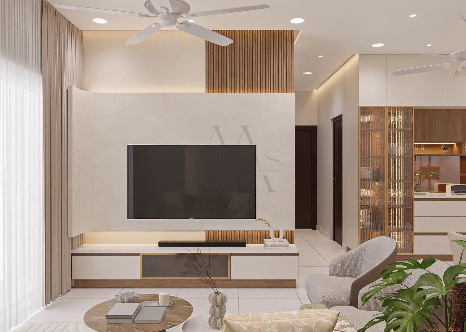 Living — Gentle Arches, interior design by MIDAS House of Design, Bangalore