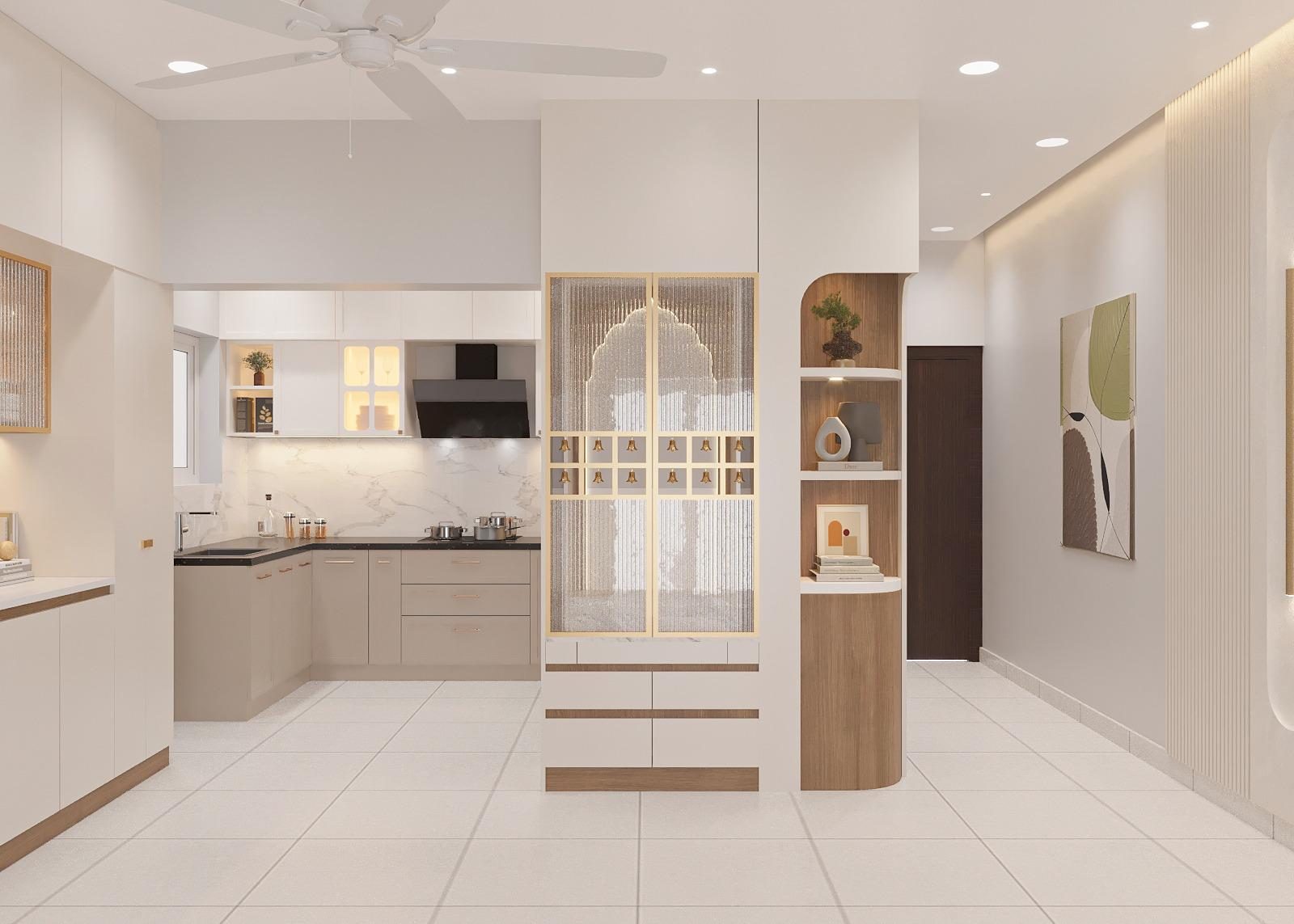 Kitchen — Gentle Arches, interior design by MIDAS House of Design, Bangalore