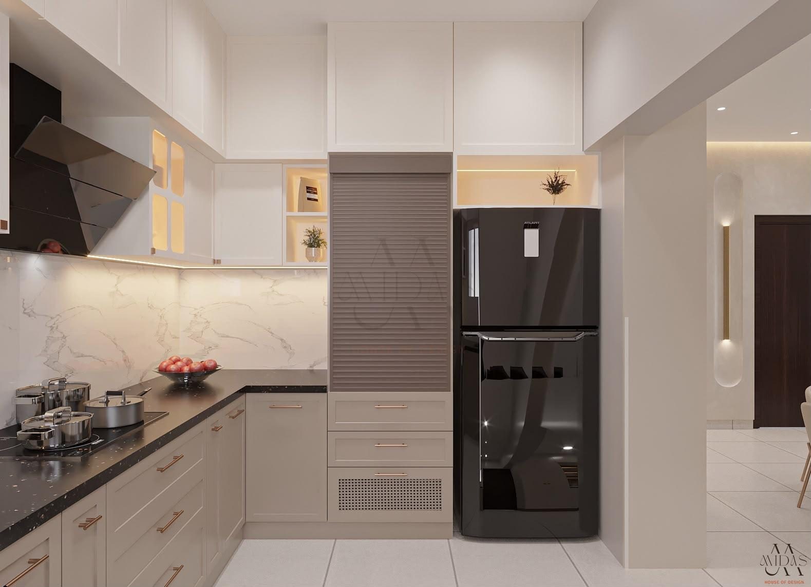 Kitchen — Gentle Arches, interior design by MIDAS House of Design, Bangalore