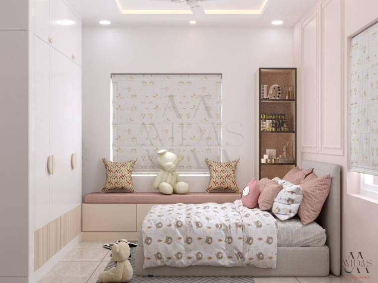 Kids' Room — Harmony in Four Hues, interior design by MIDAS House of Design, Bangalore