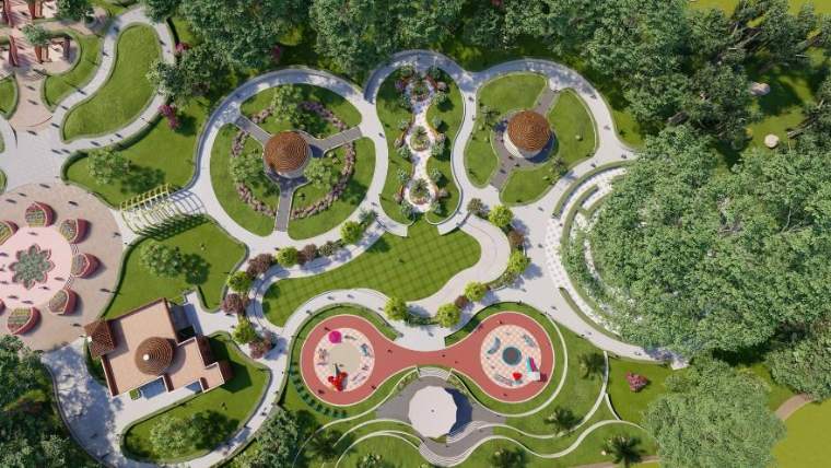 Garden — Landscape of Harmony & Recreation, landscape design by MIDAS House of Design, Bangalore