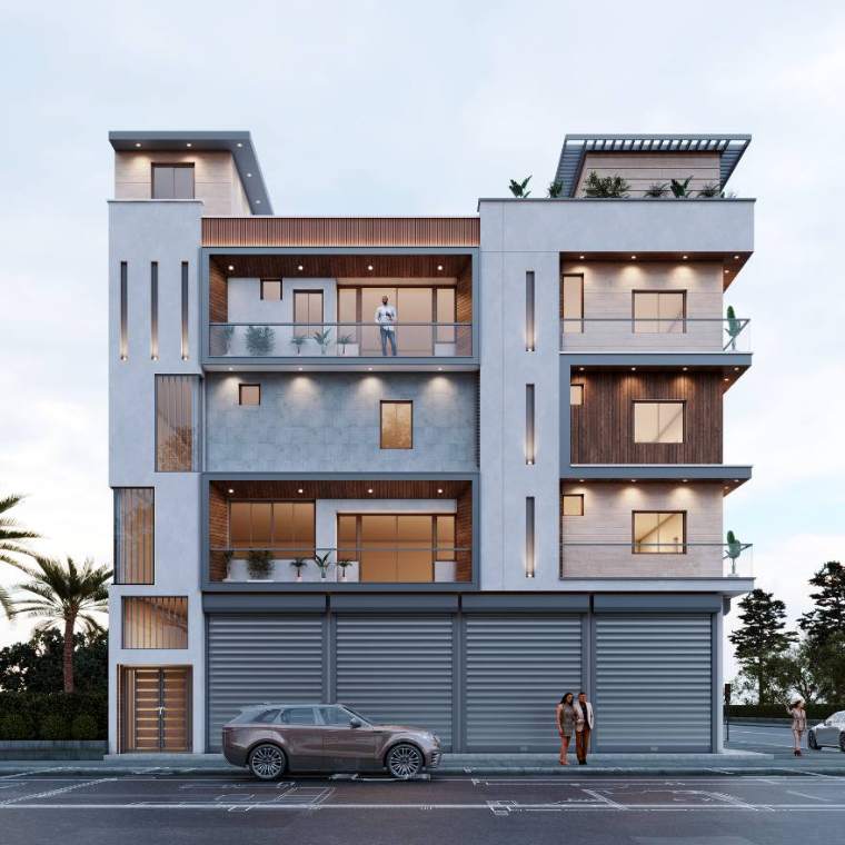 Façade — Urban Facelift — Façade Transformation, architecture by MIDAS House of Design, Bangalore
