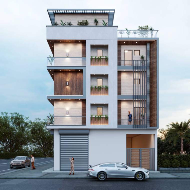 Façade — Urban Facelift — Façade Transformation, architecture by MIDAS House of Design, Bangalore